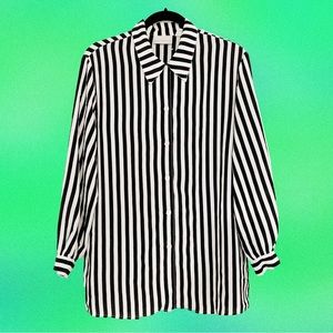 Vintage long sleeve stripe button up from Liz Claiborne